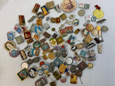 USSR SOVIET UKRAINE LARGE LOT OF PINS