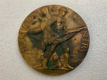 USA LARGE BRONZE 1922 AMERICAN LEGION SCHOOL AWARD MEDAL