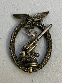 WWII GERMAN LUFTWAFFE FLACK BADGE