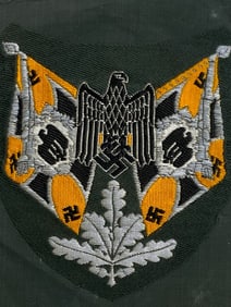WWII GERMANY ARMY CAVALRY STANDARD BEARER SLEEVE PATCH