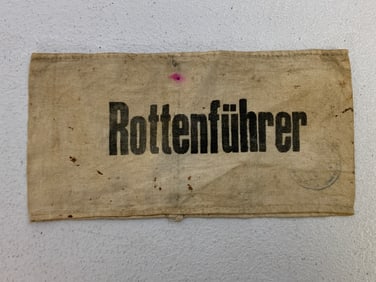 WWII GERMAN ROTTENFUHRER ARMBAND
