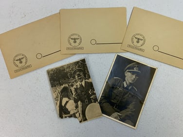 GERMANY THIRD REICH CHANCELLERY OF ADOLF HITLER BERLIN ENVELOPES AND POSTCARDS