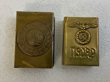GERMANY LOT OF BRASS MATCH HOLDERS