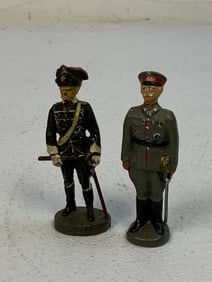 GERMAN NAZI PERIOD LINEOL / ELASTOLIN TOY SOLDIERS WWI GENERALS