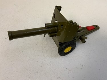 VINTAGE METAL TOY CANNON