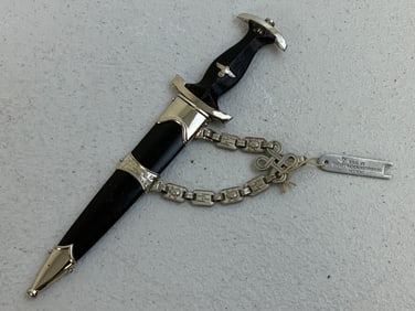 SS OFFICER MINIATURE CHAINED DAGGER