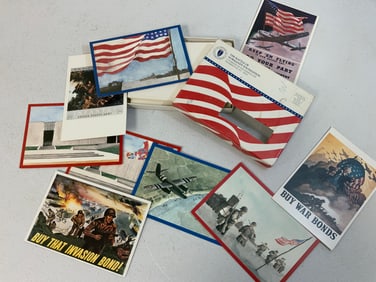 UNITED STATES THE BATTLE OF NORMANDY FOUNDATION POSTCARDS WITH ENVELOPES