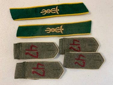 GERMANY INSIGNIA AND SHOULDER BOARDS LOT