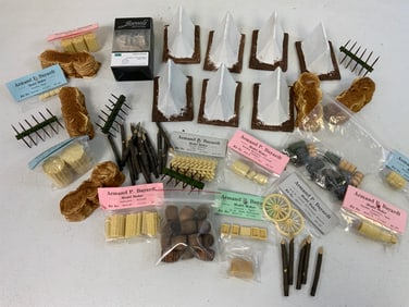 MODEL MAKING AND DIORAMA DISPLAY MAKING LARGE LOT OF FIELD EQUIPMENT