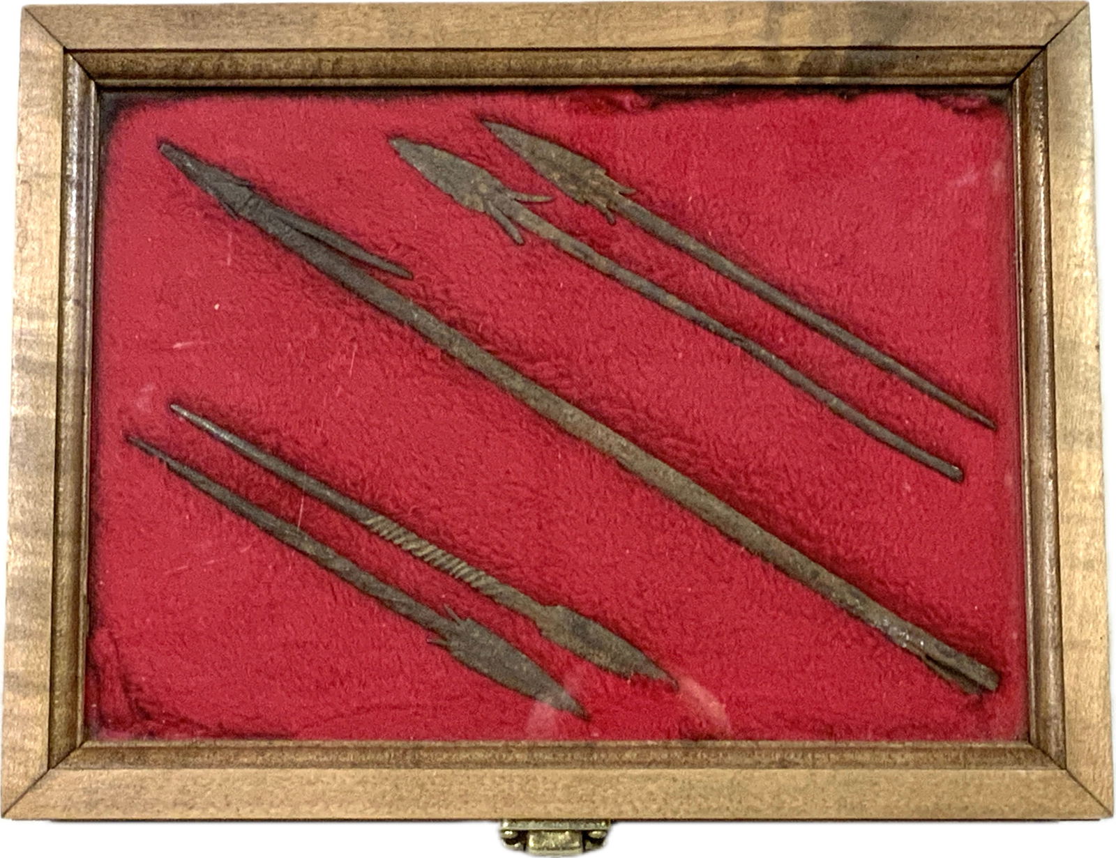 MEDIEVAL HUNTING FISHING IRON SPEAR AND ARROW HEADS (1 of 2)