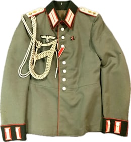 WWII GERMAN ARMY ARTILLERY OFFICER DRESS UNIFORM TUNIC WAFFENROCK