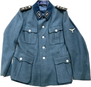 WWII GERMANY THIRD REICH BAHNSCHUTZ POLIZEI NCO OFFICER UNIFORM TUNIC