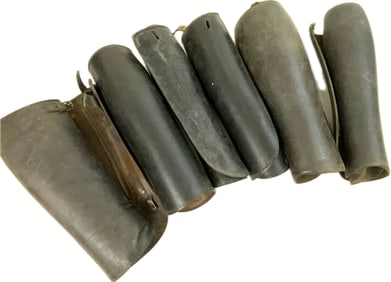 WWII GERMAN OFFICERS LOT OF LEATHER GAITERS
