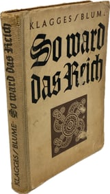 THIRD REICH GERMAN NAZI PROPAGANDA BOOK SO WARD DAS REICH