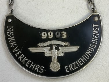 GERMANY THIRD REICH NSKK GORGET