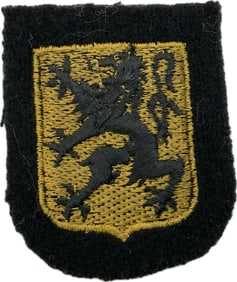 WAFFEN SS BELGIAN FLEMISH LEGION VOLUNTEERS SLEEVE SHIELD