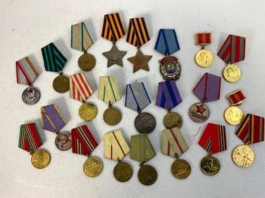 USSR SOVIET UNION ORDERS AND MEDALS LOT
