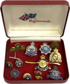 UK AND CANADA MILITARY REGIMENTAL BADGES