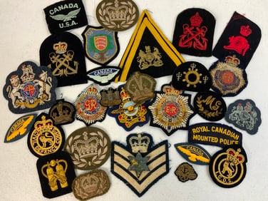 UK AND CANADA MILITARY PATCHES
