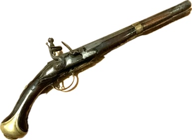 ANTIQUE EUROPEAN 18th CENTURY FLINTLOCK PISTOL GUN