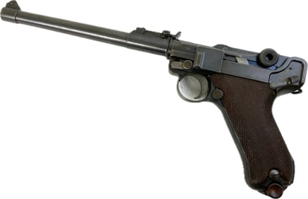 WWI IMPERIAL GERMAN DWM 1917 P08 ARTILLERY LUGER PISTOL