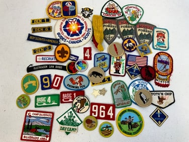 USA AMERICAN BOY AND GIRL SCOUTS PATCHES