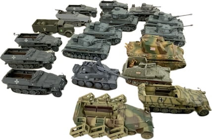 WWII GERMAN MODELS TANKS AND MILITARY VEHICLES CUSTOM DETAILED