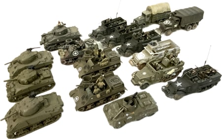 WWII USA MODELS TANKS AND MILITARY VEHICLES CUSTOM DETAILED