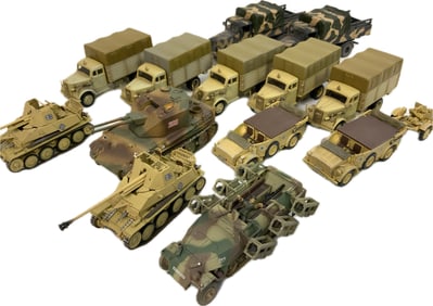 WWII GERMAN MODELS TANKS AND MILITARY VEHICLES CUSTOM DETAILED