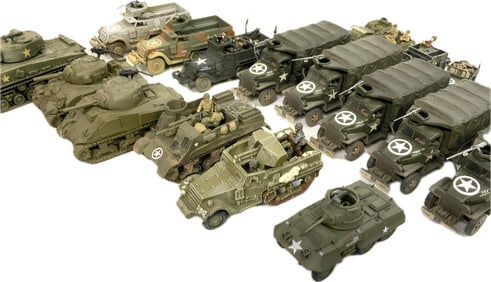 WWII USA MODELS TANKS AND MILITARY VEHICLES CUSTOM DETAILED