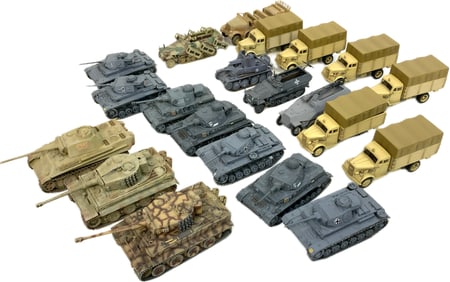 WWII GERMAN MODELS TANKS AND MILITARY VEHICLES CUSTOM DETAILED