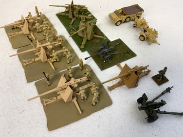 WWII GERMAN MODEL ARTILLERY UNITS CUSTOM DETAILED