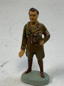 GERMAN NAZI PERIOD LINEOL / ELASTOLIN TOY SOLDIER HERMANN GOERING FIGURE