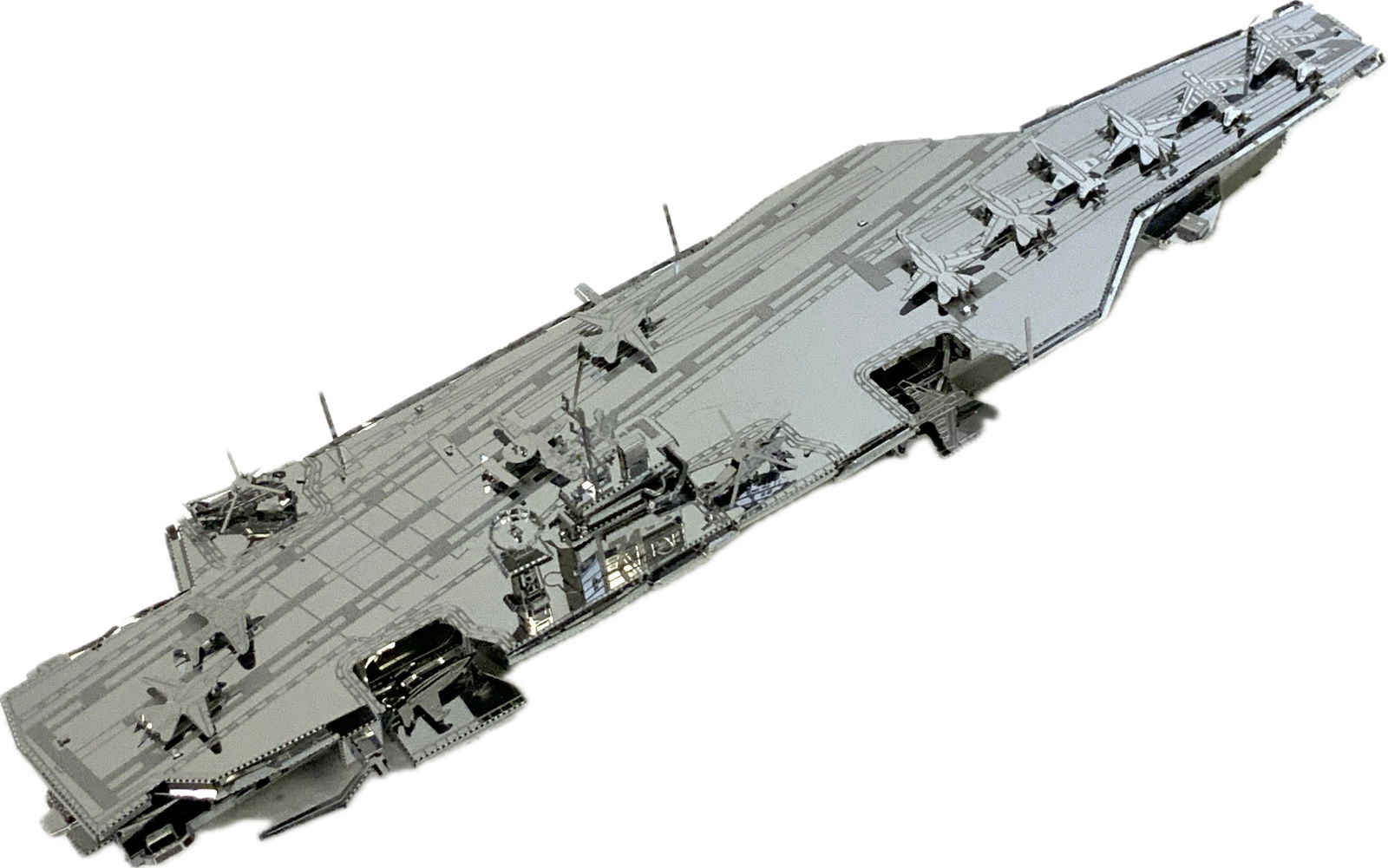 USS THEODORE ROOSEVELT NIMITZ CLASS AIRCRAFT CARRIER ALL METAL MODEL (1 of 7)
