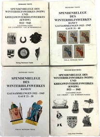 GERMAN 1933-1945 WHW WINTERHILFSWERK COLLECTABLE PINS AND BADGES BOOKS