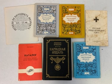 LOT OF BOOKS ON RUSSIAN MEDALS AND DECORATIONS