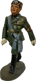 GERMAN NAZI PERIOD LINEOL / ELASTOLIN TOY BENITO MUSSOLINI