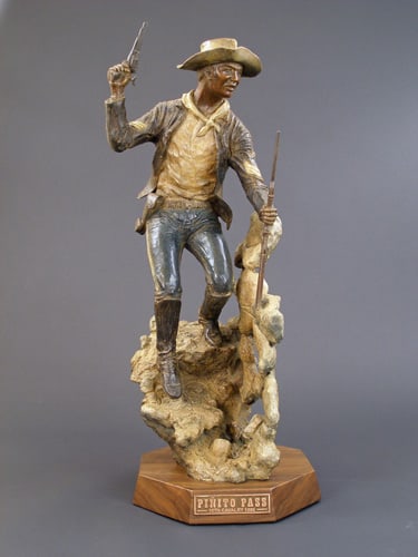 DAVID P. VENELL "PINITO PASS" ORIGINAL BRONZE ARTWORK STATUE (1 of 3)
