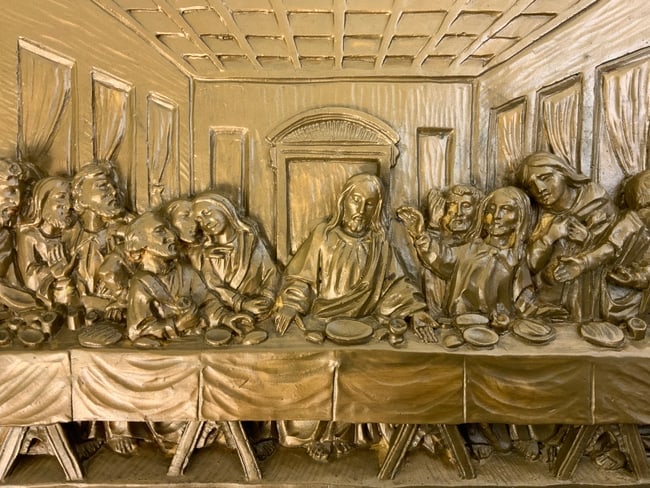 LAST SUPPER WALL RELIEF (1 of 3)