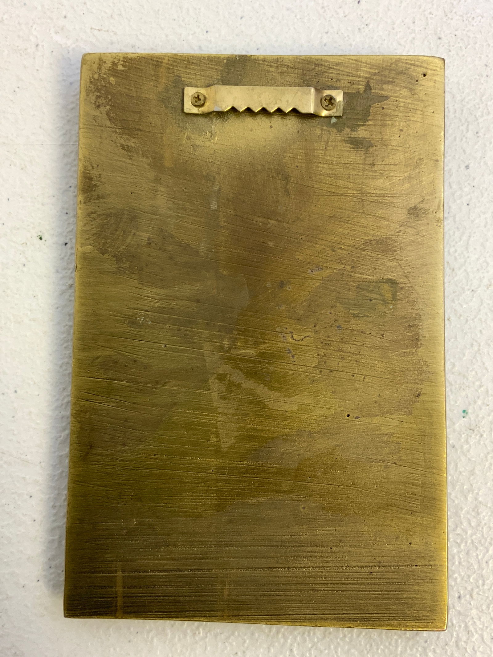 VIRGIN MARY BRASS ICON - 2