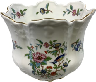 ENGLAND AYNSLEY 18th C. DESIGN PEMBROKE REPRODUCTION PORCELAIN VASE