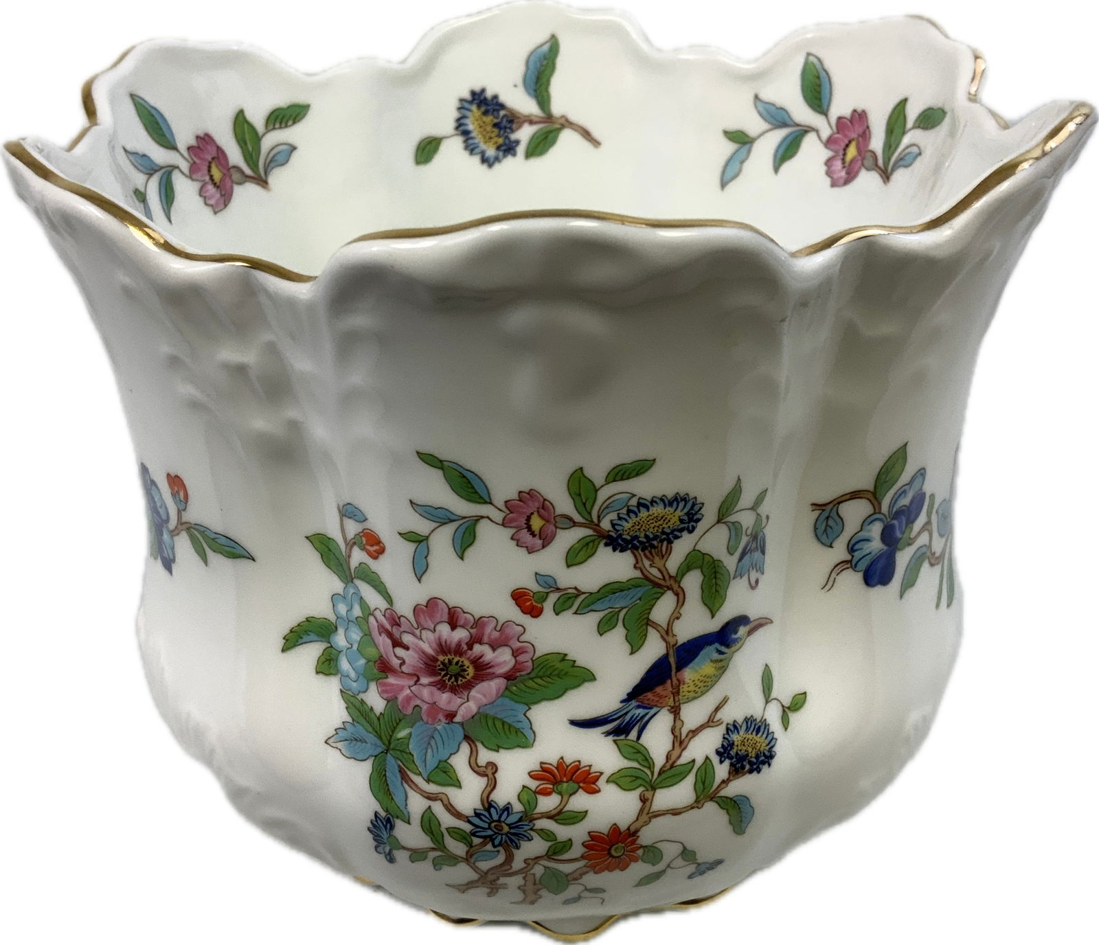 ENGLAND AYNSLEY 18th C. DESIGN PEMBROKE REPRODUCTION PORCELAIN VASE (1 of 7)