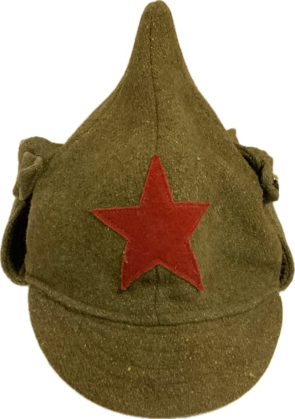 RUSSIAN CIVIL WAR RED ARMY BUDENOVKA CLOTH HELMET (1 of 10)