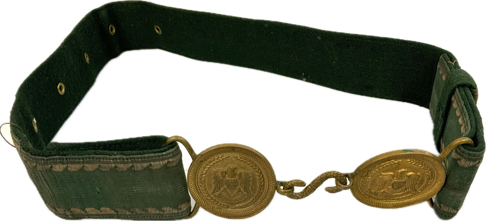 SIRIA SIRIAN OFFICER BROCADE BELT WITH BUCKLES (1 of 6)