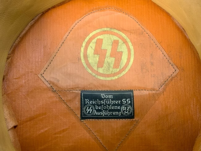 GERMANY THIRD REICH ALLGEMEINE SS GENERAL VISOR HAT - 11