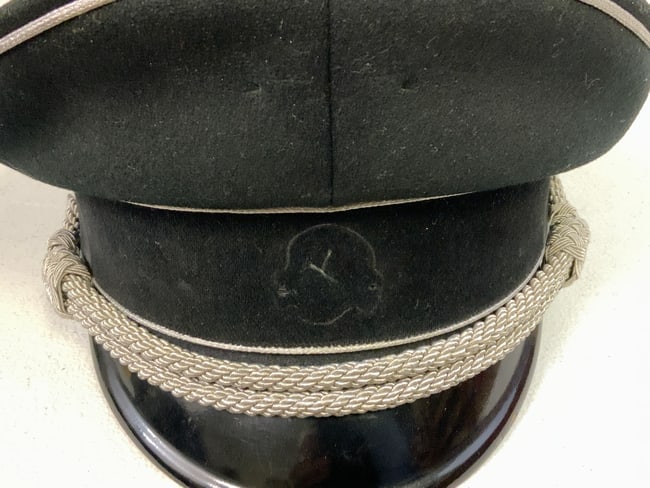GERMANY THIRD REICH ALLGEMEINE SS GENERAL VISOR HAT - 12