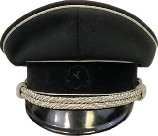 GERMANY THIRD REICH ALLGEMEINE SS GENERAL VISOR HAT
