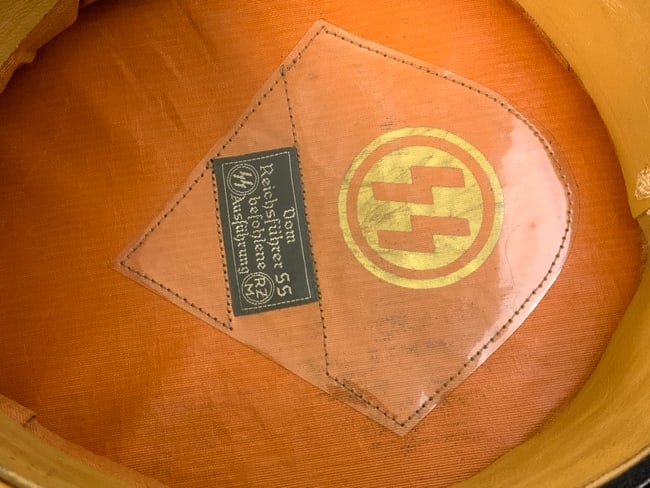 GERMANY THIRD REICH ALLGEMEINE SS GENERAL VISOR HAT - 7