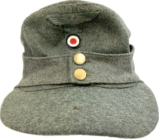 WWII GERMAN MOUNTAIN TROOP FIELD CAP