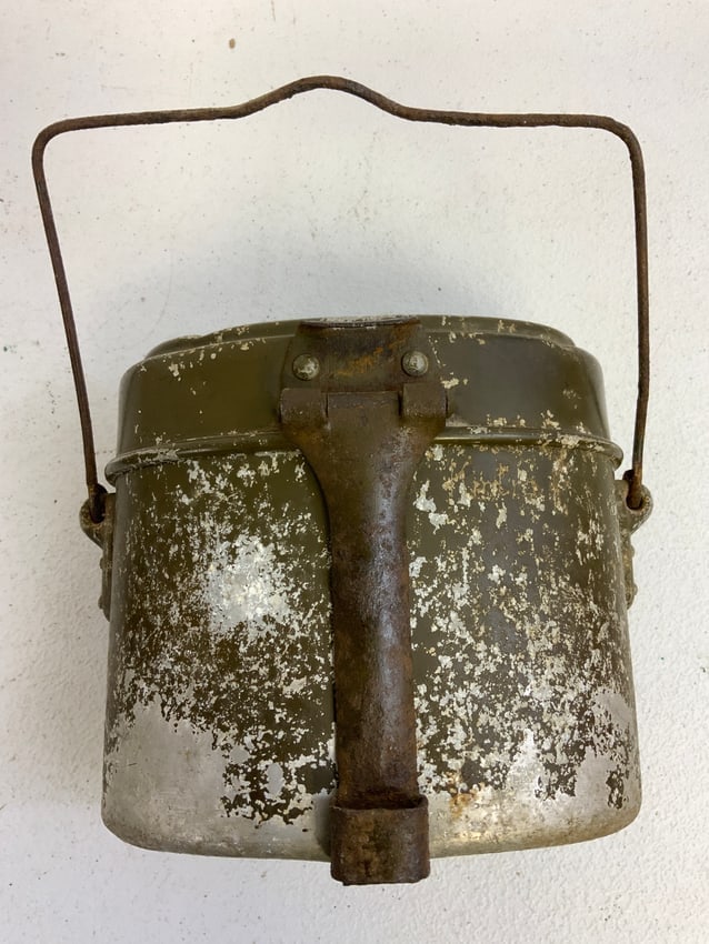 WWII GERMAN MILITARY MESS KIT NAMED AND DATED 1941 (1 of 8)